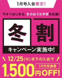 進研ゼミ　キャンペーン